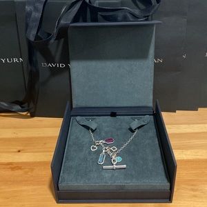 David Yurman boxes, ribbons, bags, misc…